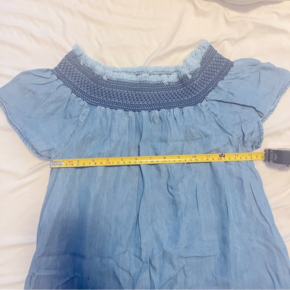 Off-the-shoulder Denim Dress - Picture 6 of 6